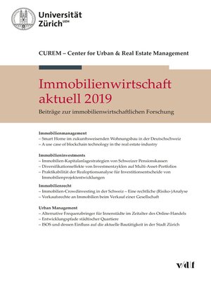 cover image of Immobilienwirtschaft aktuell 2019